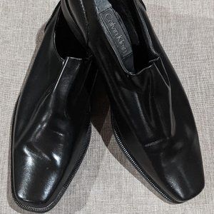 Black Calvin Klein Size 9 Men's Dress Slip-On Dress Shoes